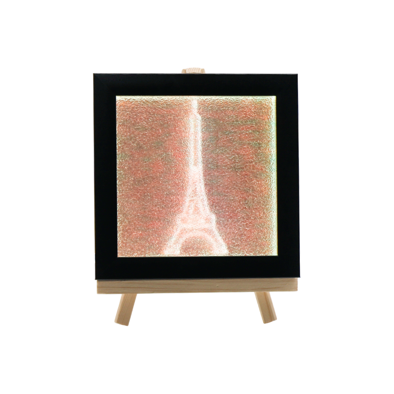 Azurblå Eiffeltorn texturerad kristallkrona - Phantom Tower