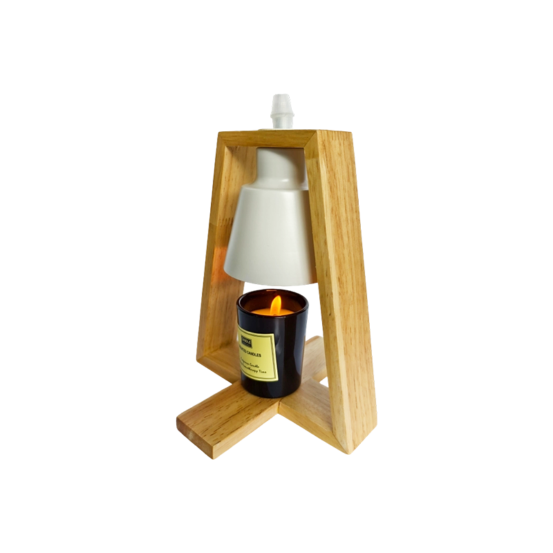 Minimalistisk träljusvärmarlampa - Warm Isle